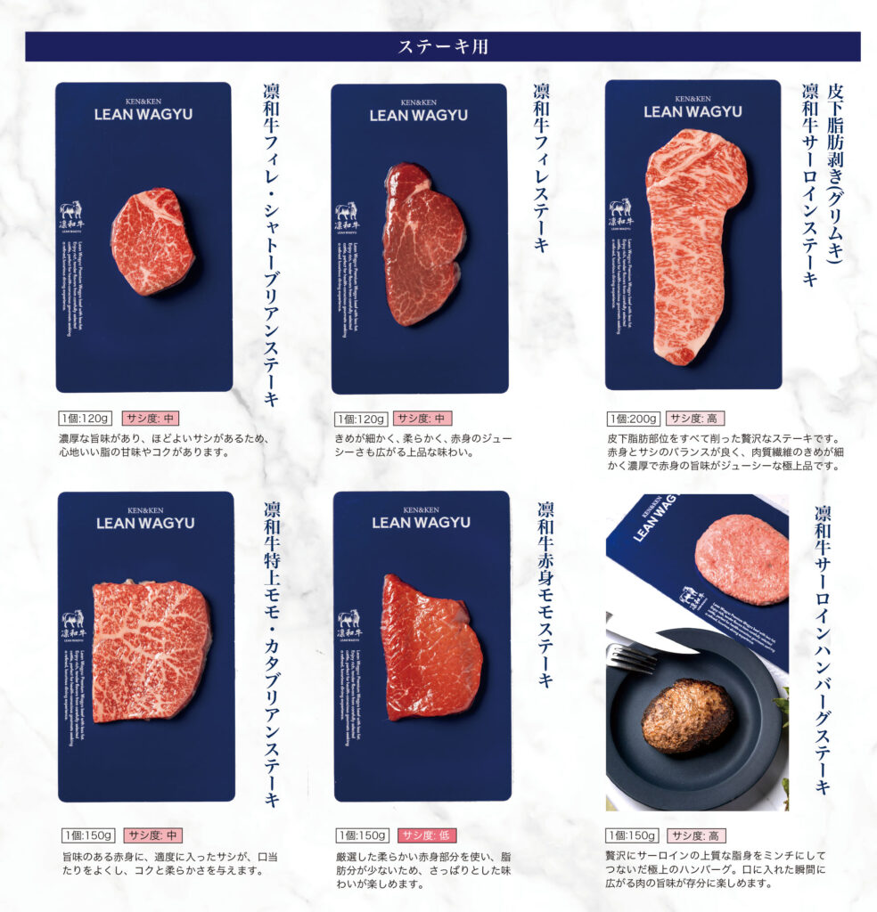 凛和牛：焼肉商品ラインナップ